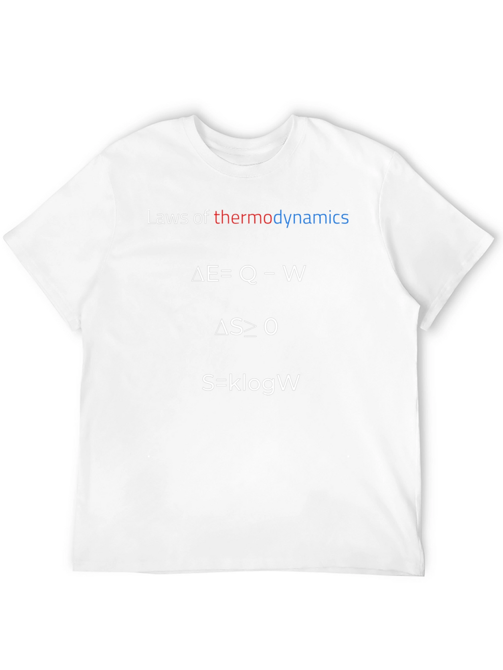 Thermodynamics Laws Graphic Tee - Science T-Shirt