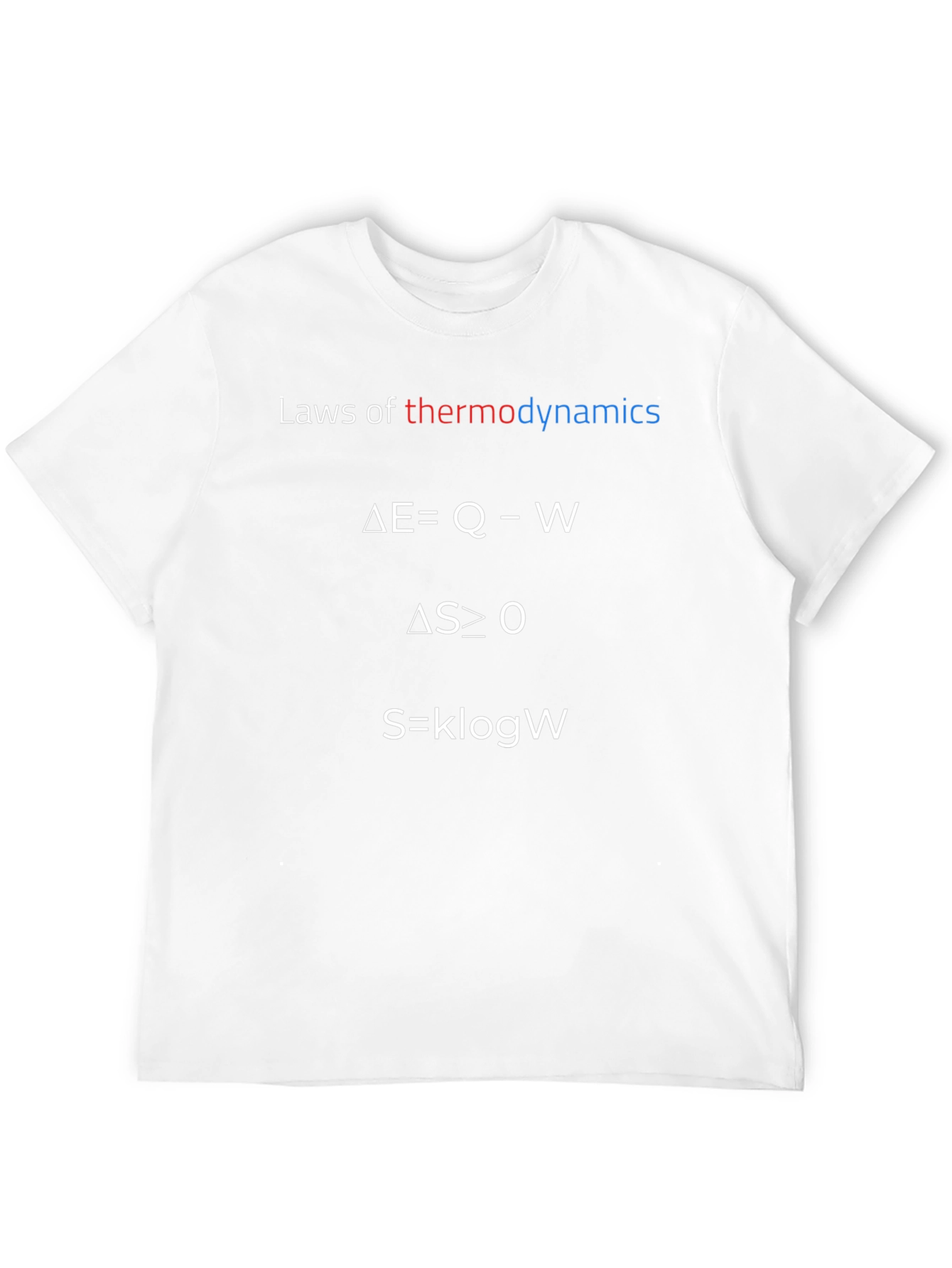Thermodynamics Laws Graphic Tee - Science T-Shirt