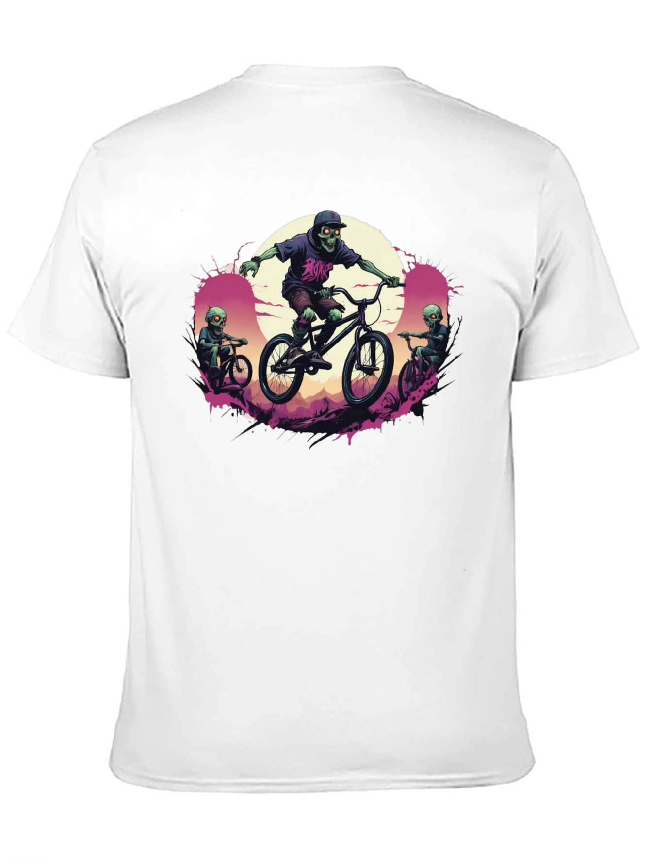 Zombie Biker Graphic Tee