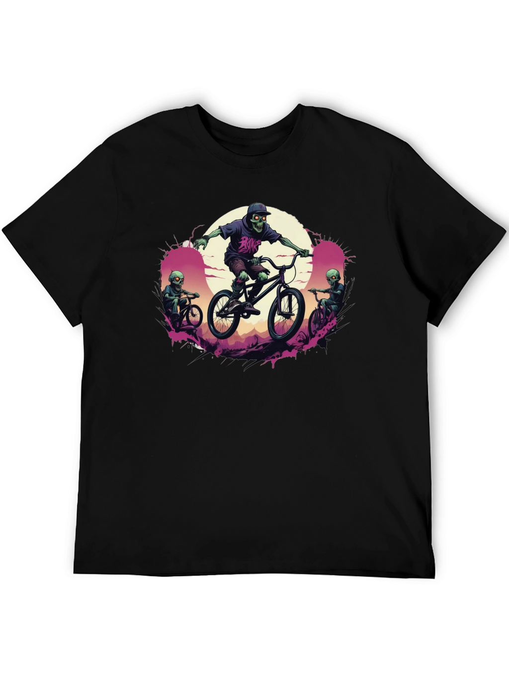 Zombie Biker Graphic Tee