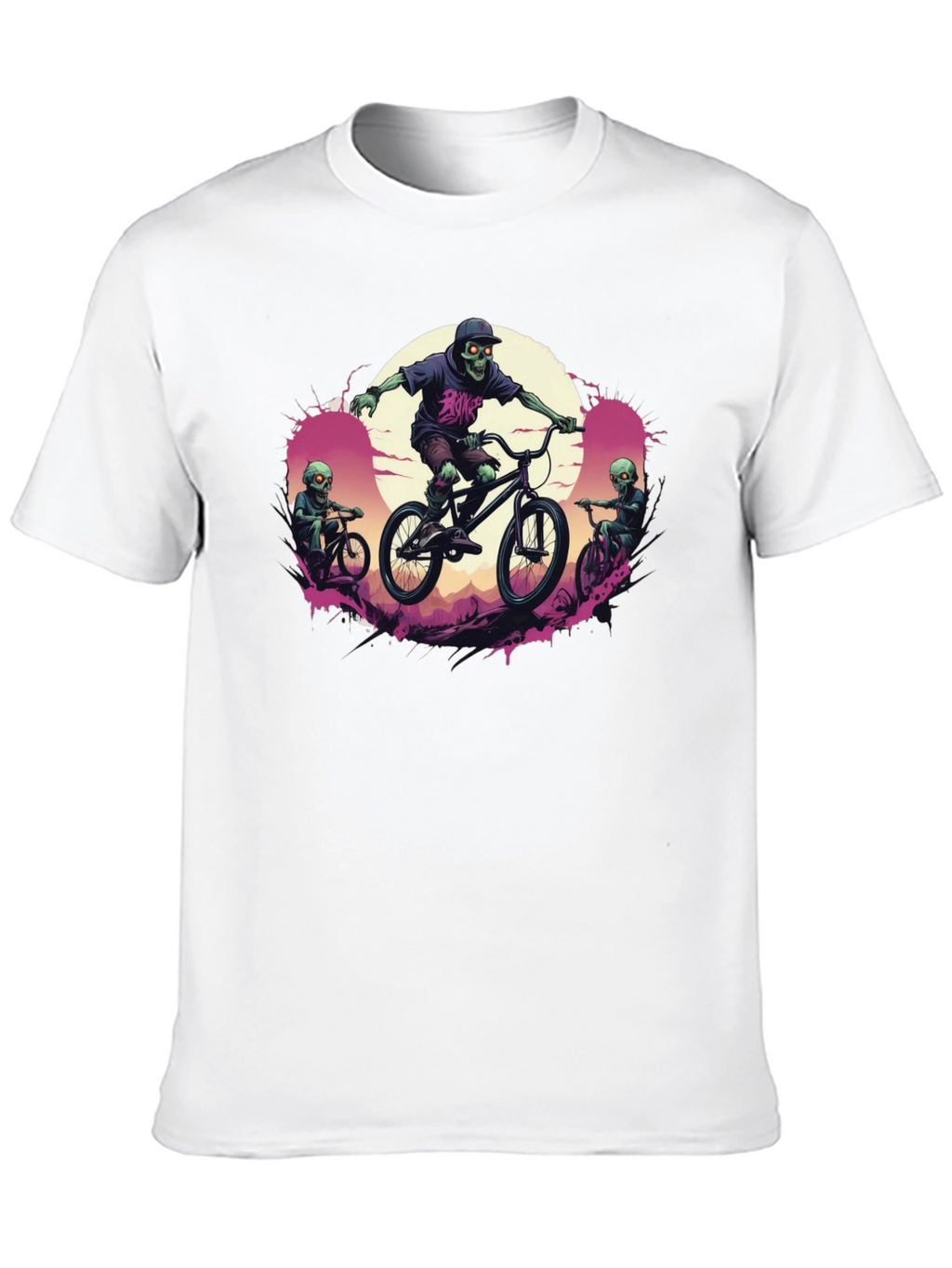 Zombie Biker Graphic Tee
