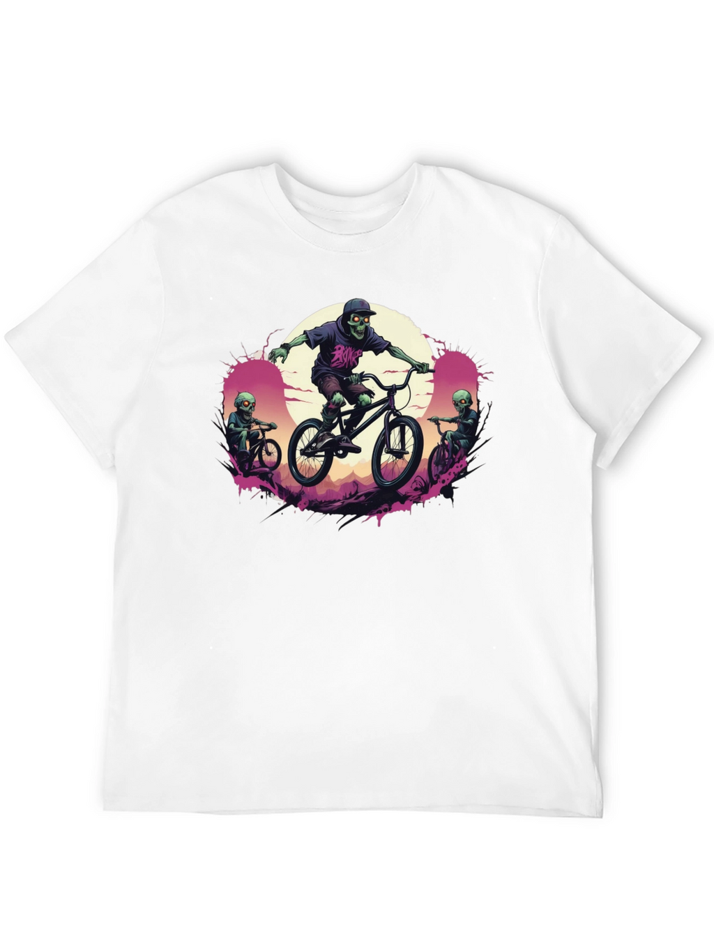 Zombie Biker Graphic Tee
