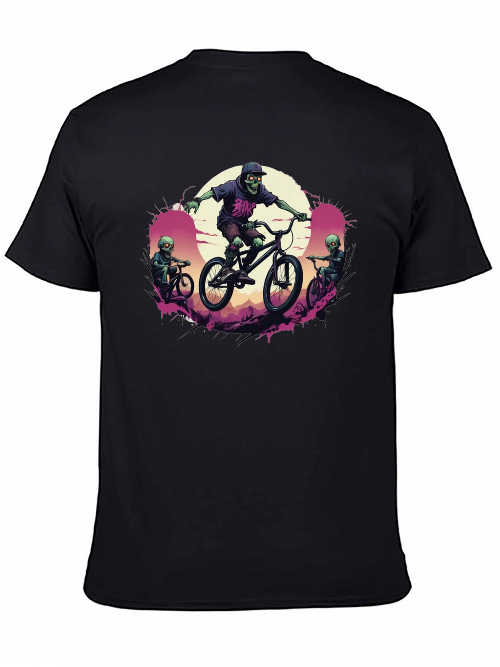 Zombie Biker Graphic Tee