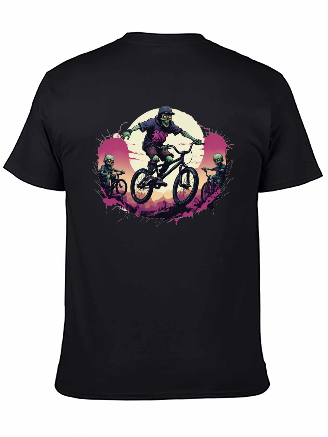 Zombie Biker Graphic Tee