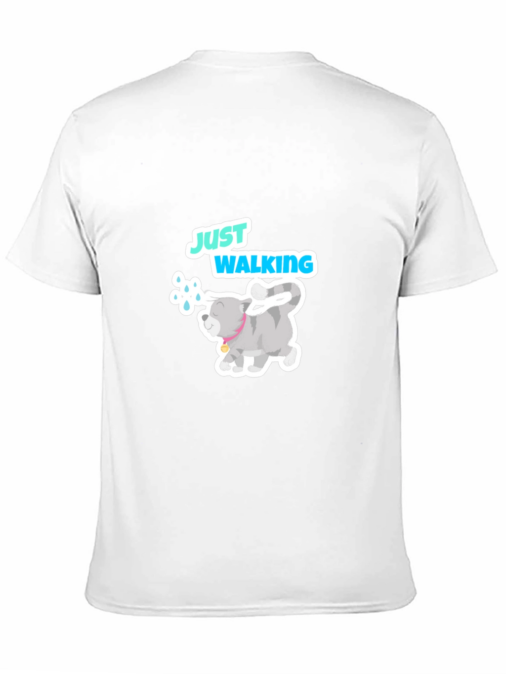 Just Walking Cat Graphic Tee