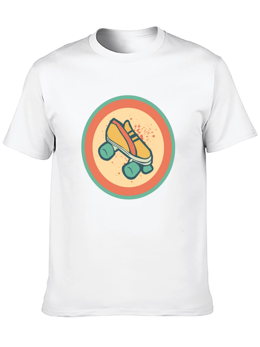 Retro Roller Skate Graphic Tee