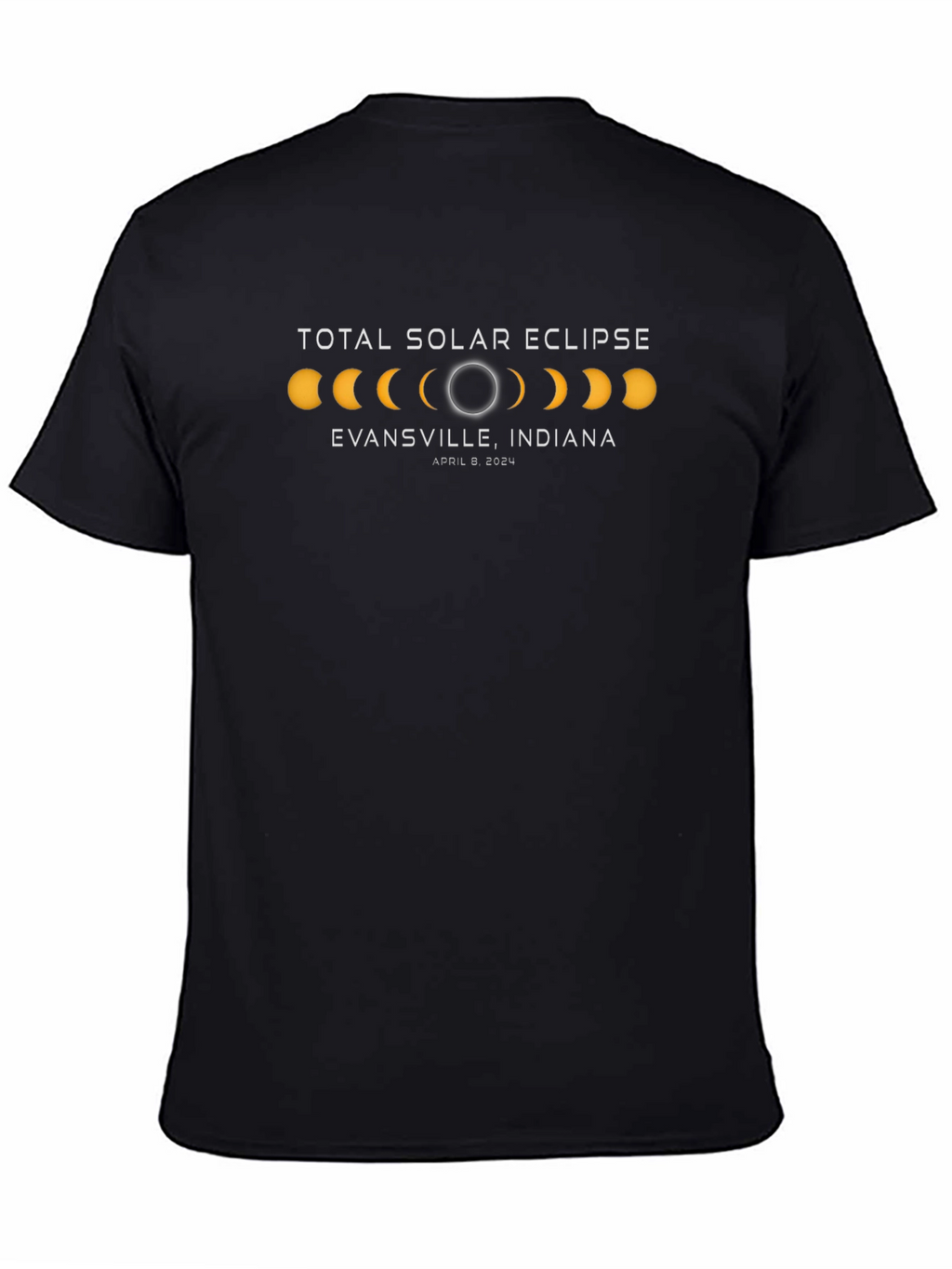 Total Solar Eclipse Evansville Indiana April 8 2024 T-Shirt