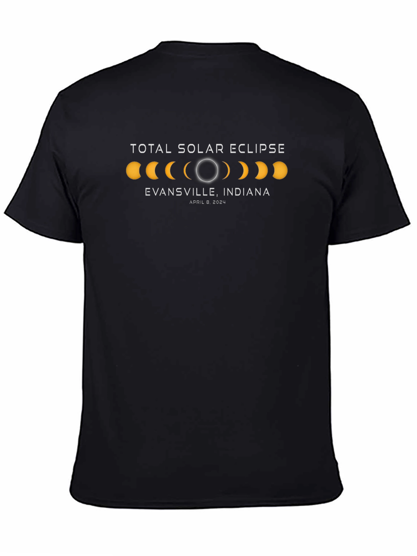 Total Solar Eclipse Evansville Indiana April 8 2024 T-Shirt