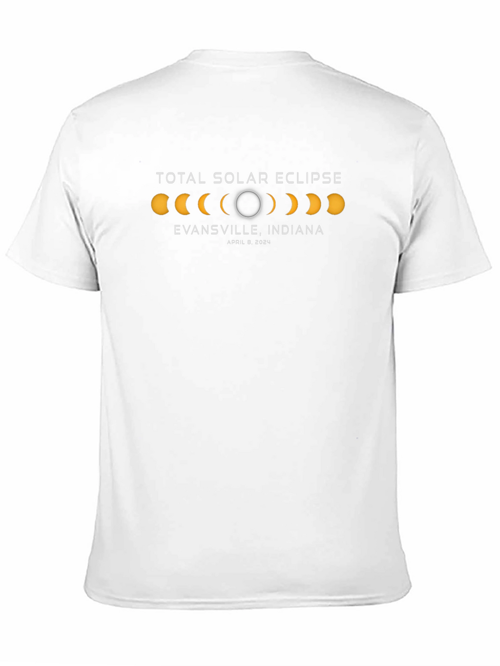 Total Solar Eclipse Evansville Indiana April 8 2024 T-Shirt