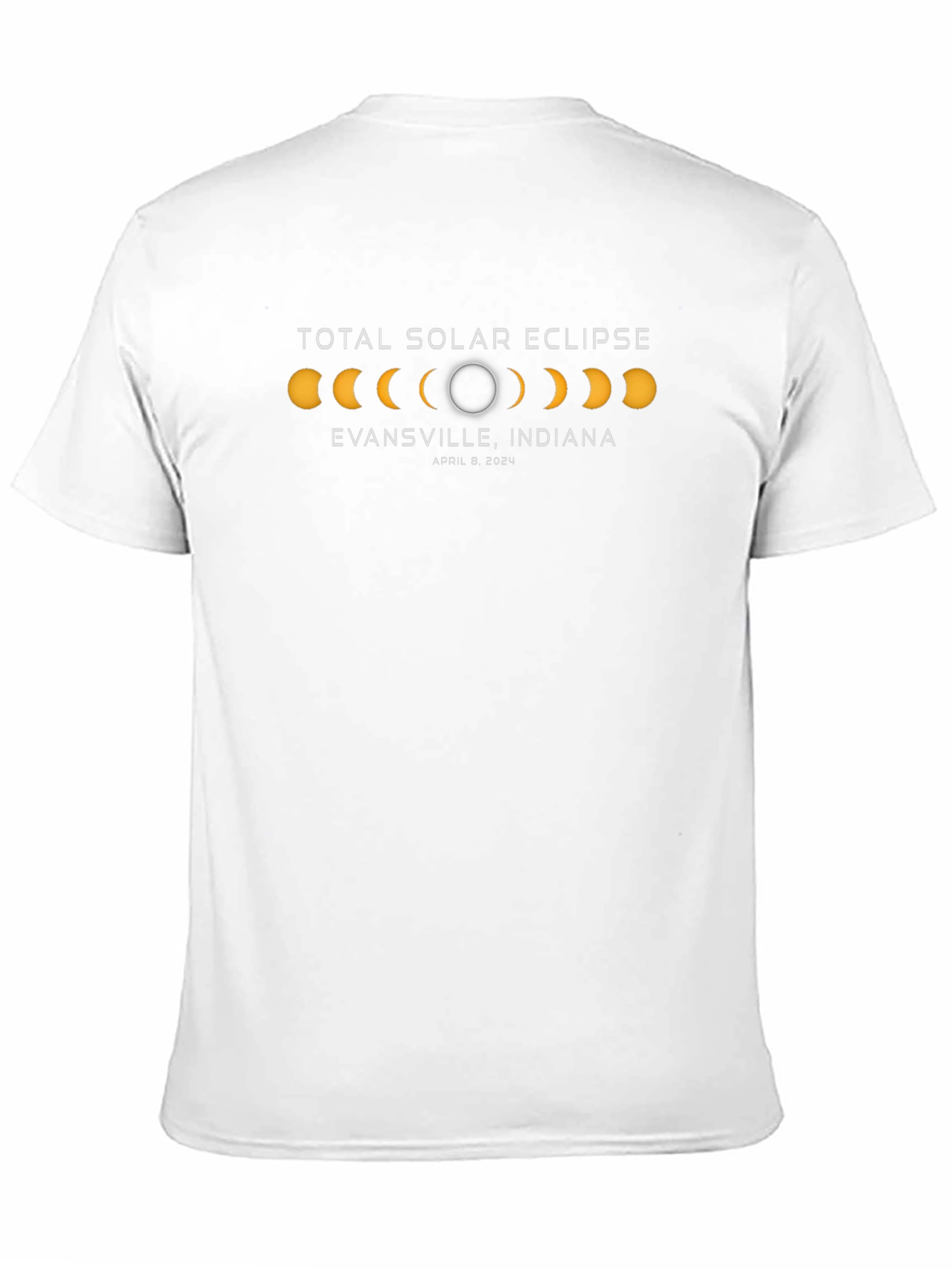 Total Solar Eclipse Evansville Indiana April 8 2024 T-Shirt