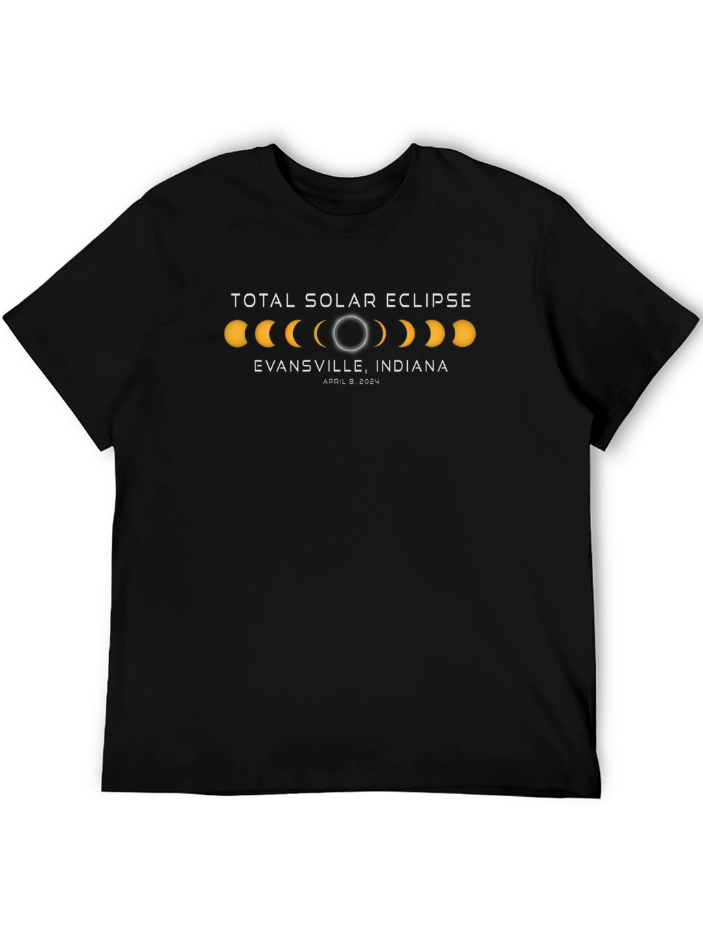 Total Solar Eclipse Evansville Indiana April 8 2024 T-Shirt