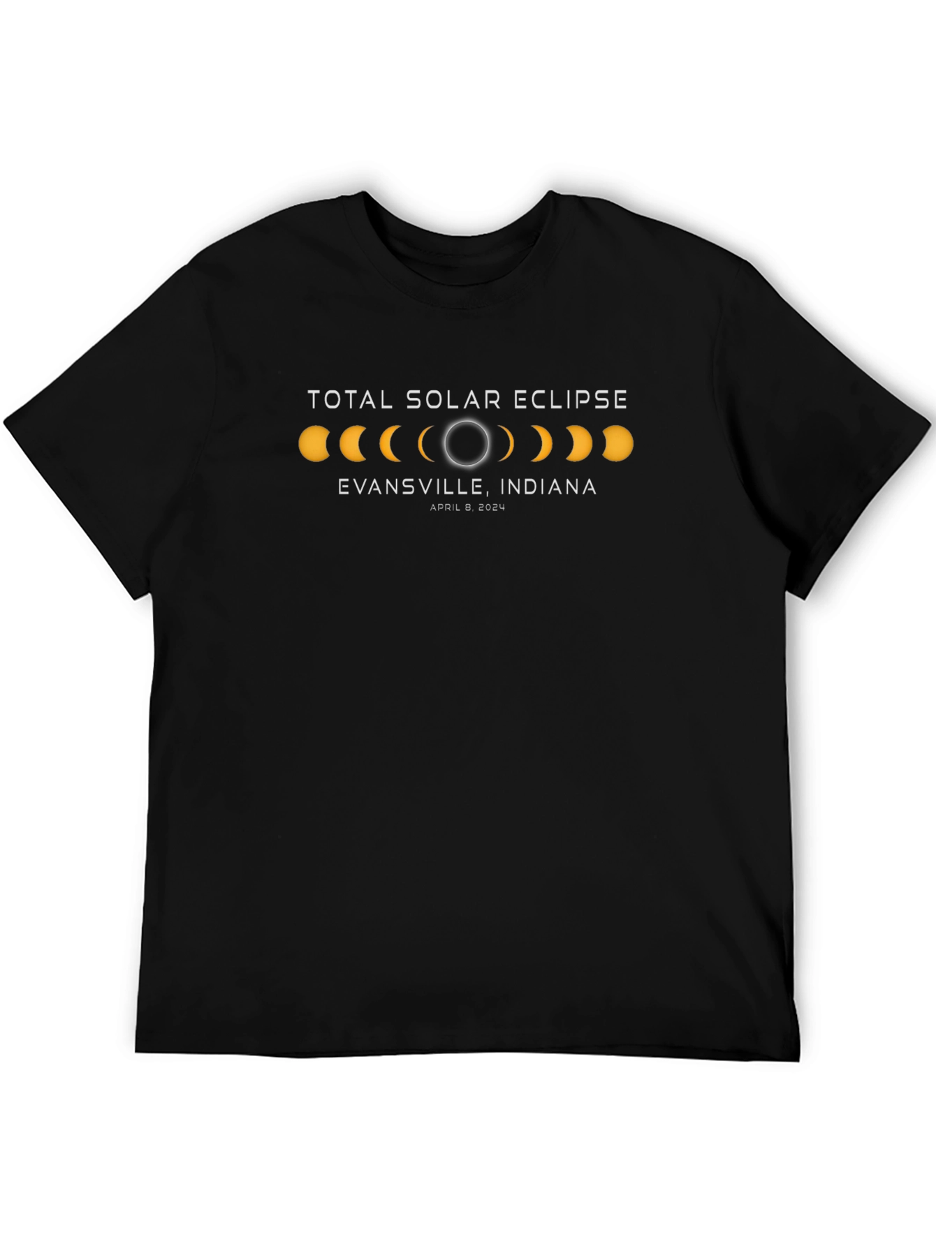 Total Solar Eclipse Evansville Indiana April 8 2024 T-Shirt