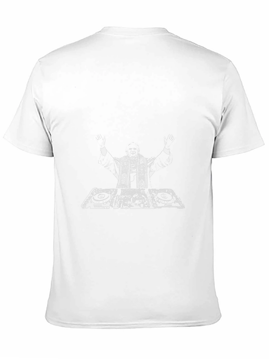 DJ Graphic Tee - Black Cotton T-Shirt