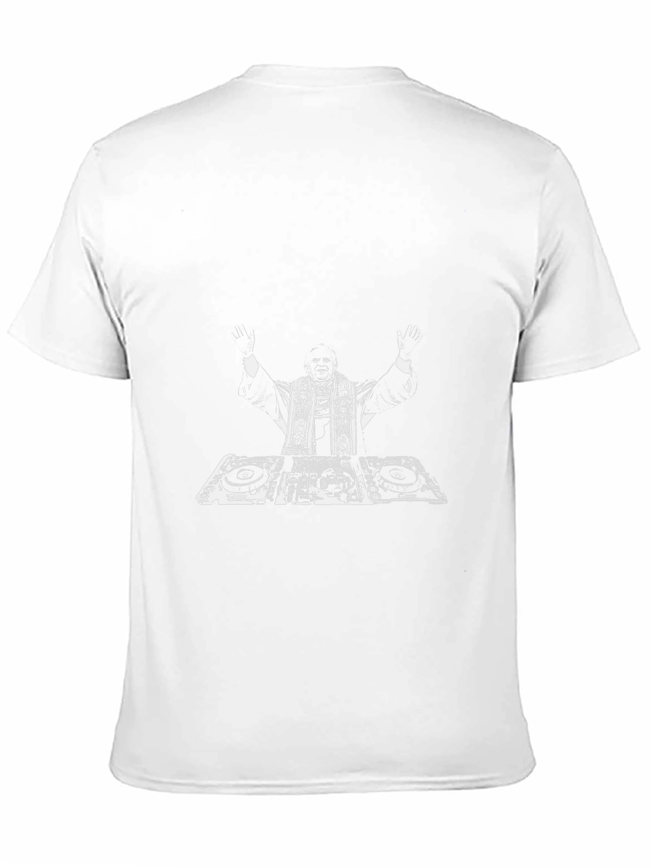 DJ Graphic Tee - Black Cotton T-Shirt