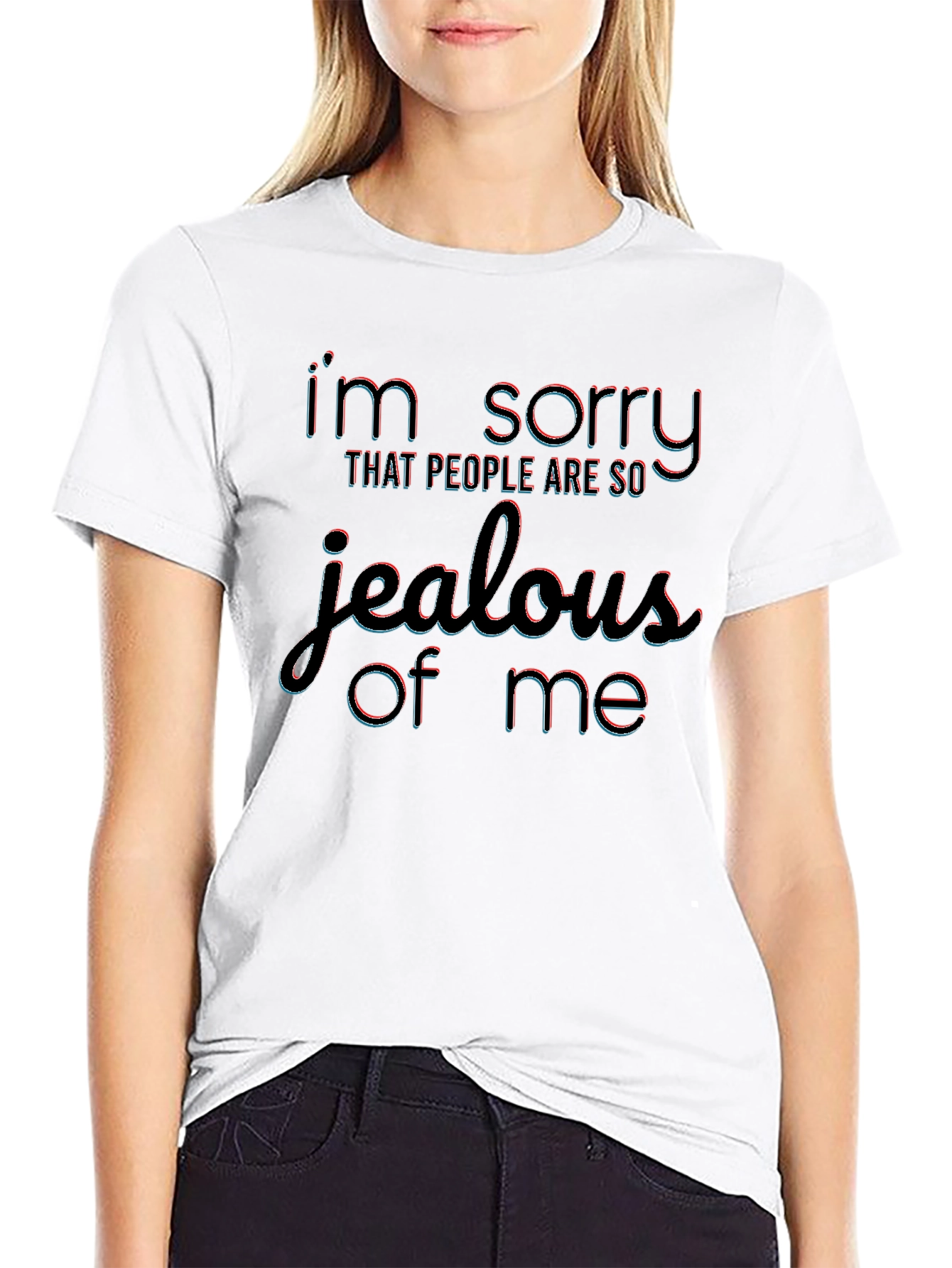 Jealous of Me Black T-Shirt