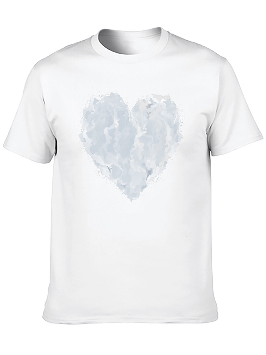 Cloud Heart Graphic Black T-Shirt