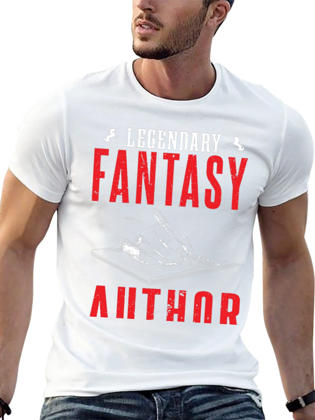 Legendary Fantasy Author Graphic T-Shirt