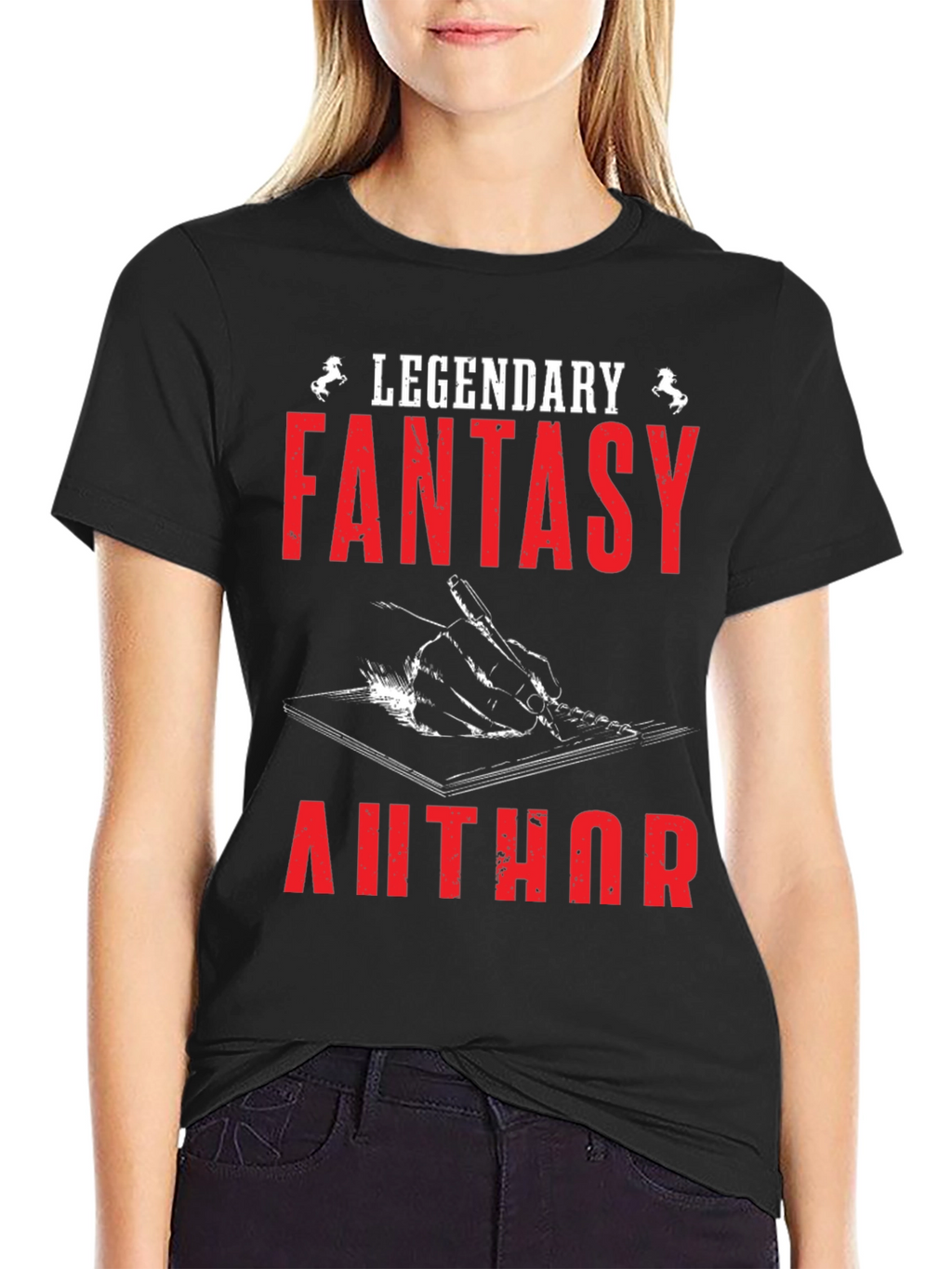 Legendary Fantasy Author Graphic T-Shirt