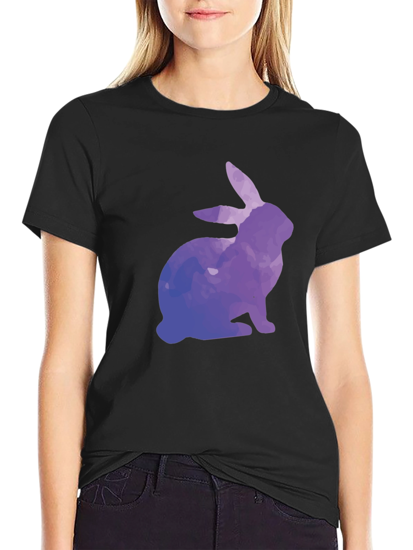 Watercolor Rabbit Graphic Tee