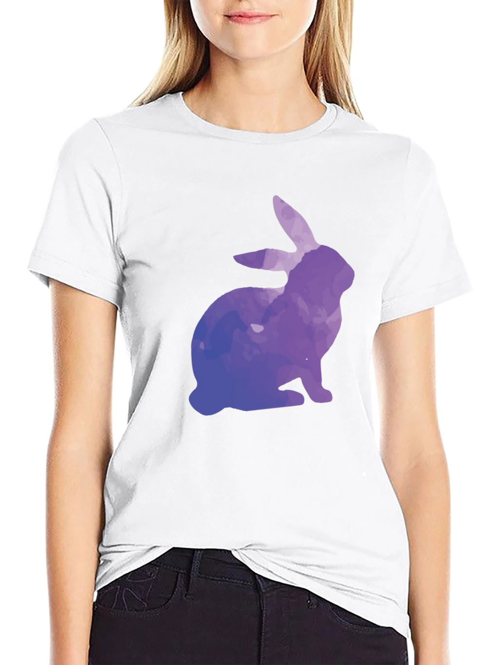 Watercolor Rabbit Graphic Tee
