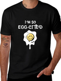 Im So Egg-Cited T-Shirt Funny Pun Tee