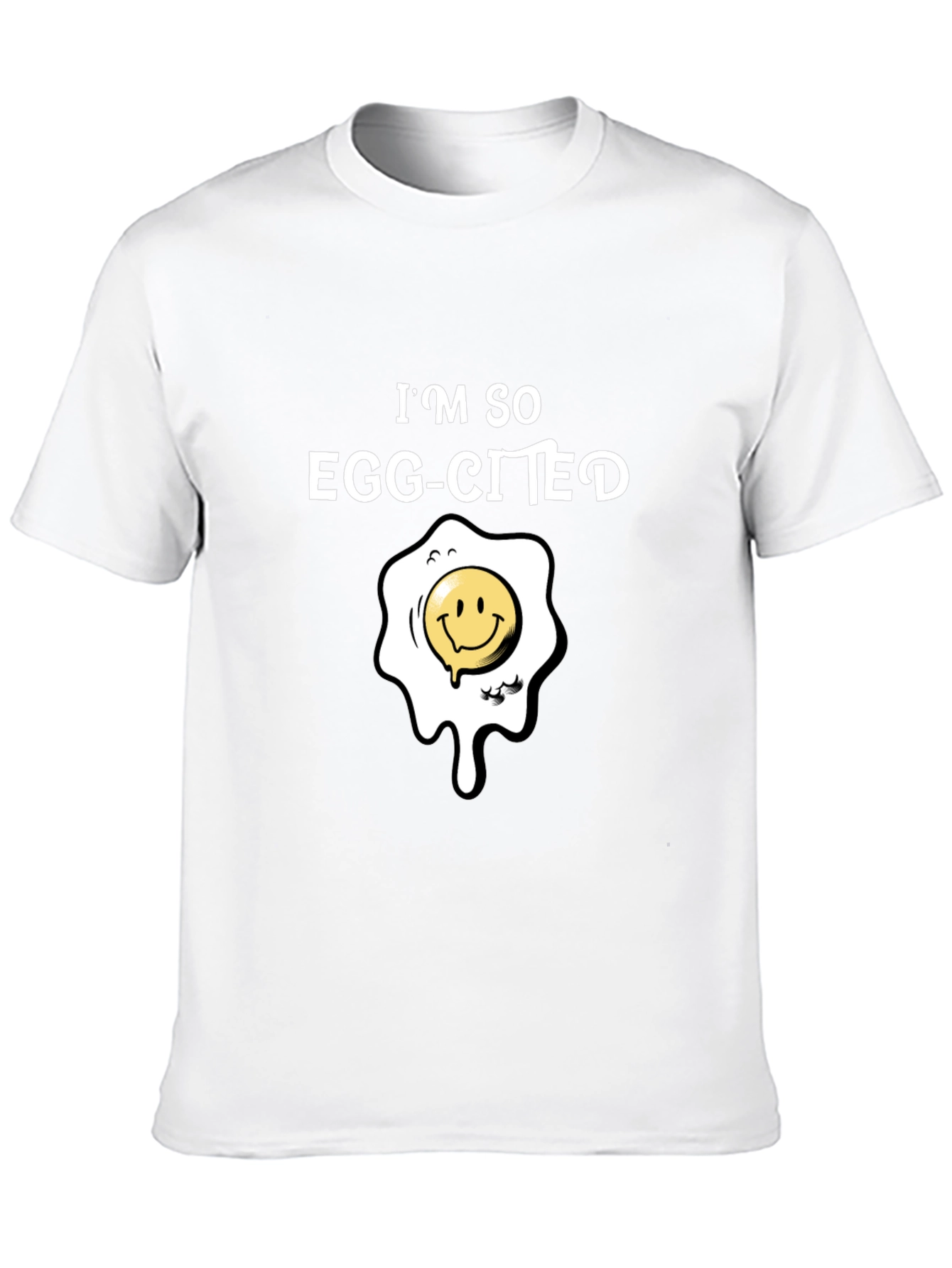 Im So Egg-Cited T-Shirt Funny Pun Tee