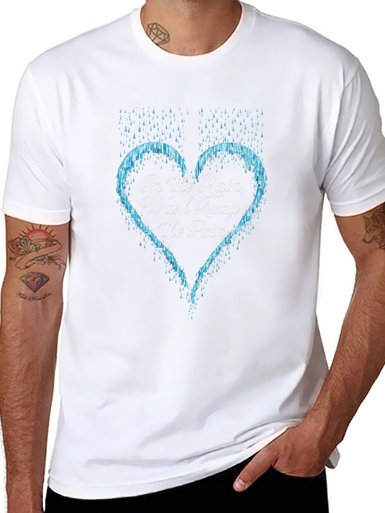 In The Rain Wash Away The Pain T-Shirt