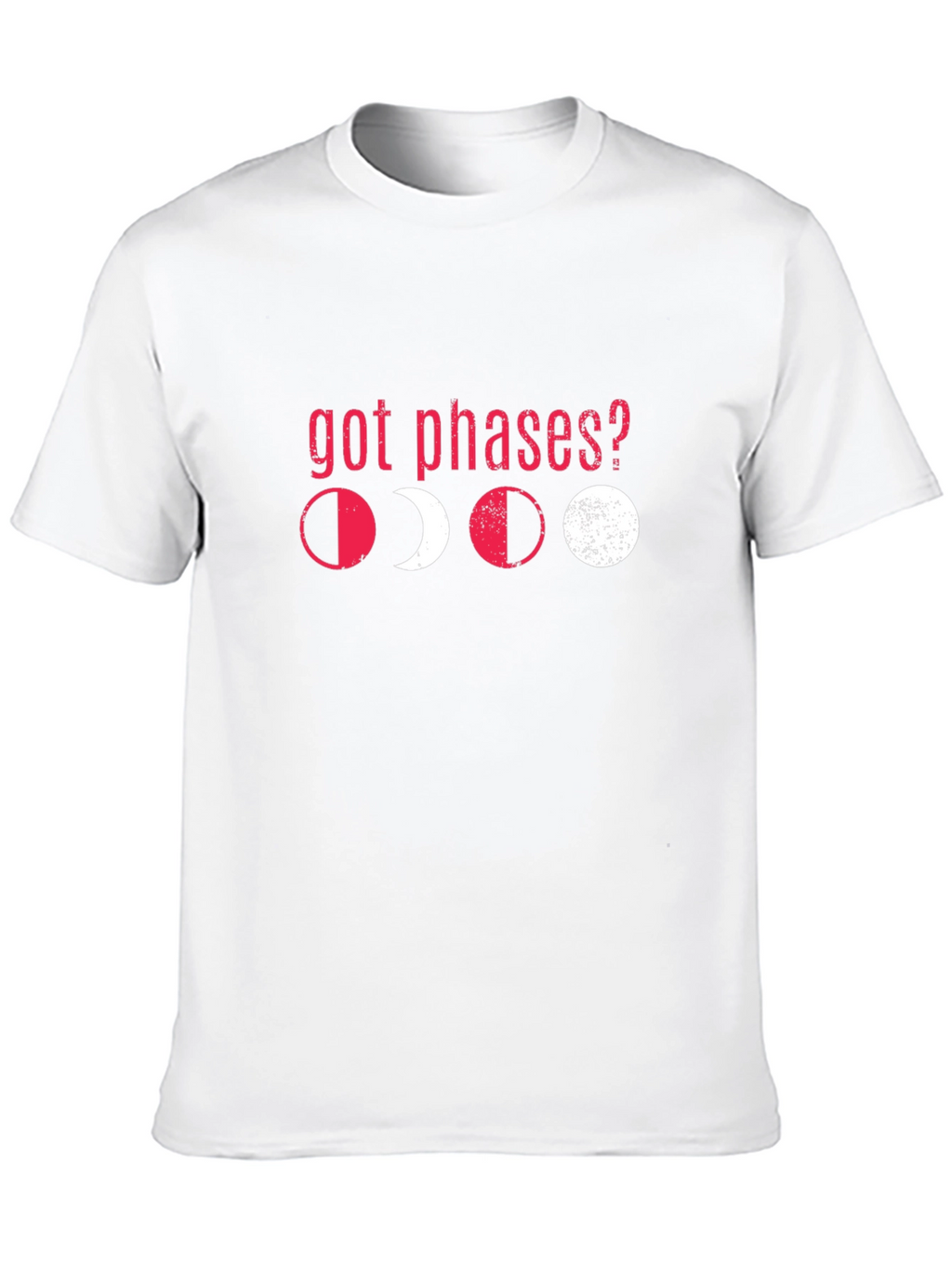 Got Phases? Black Graphic T-Shirt