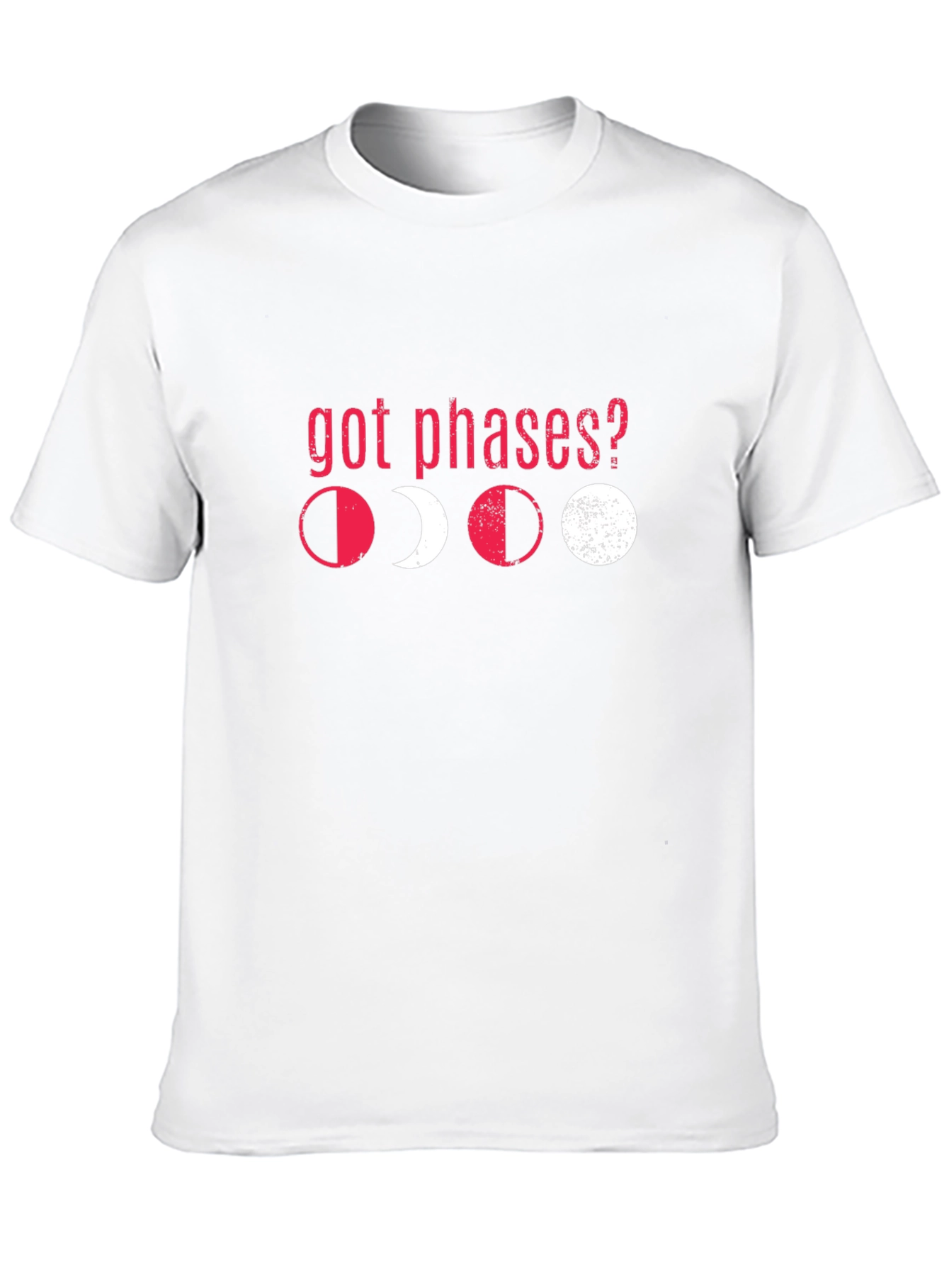 Got Phases? Black Graphic T-Shirt