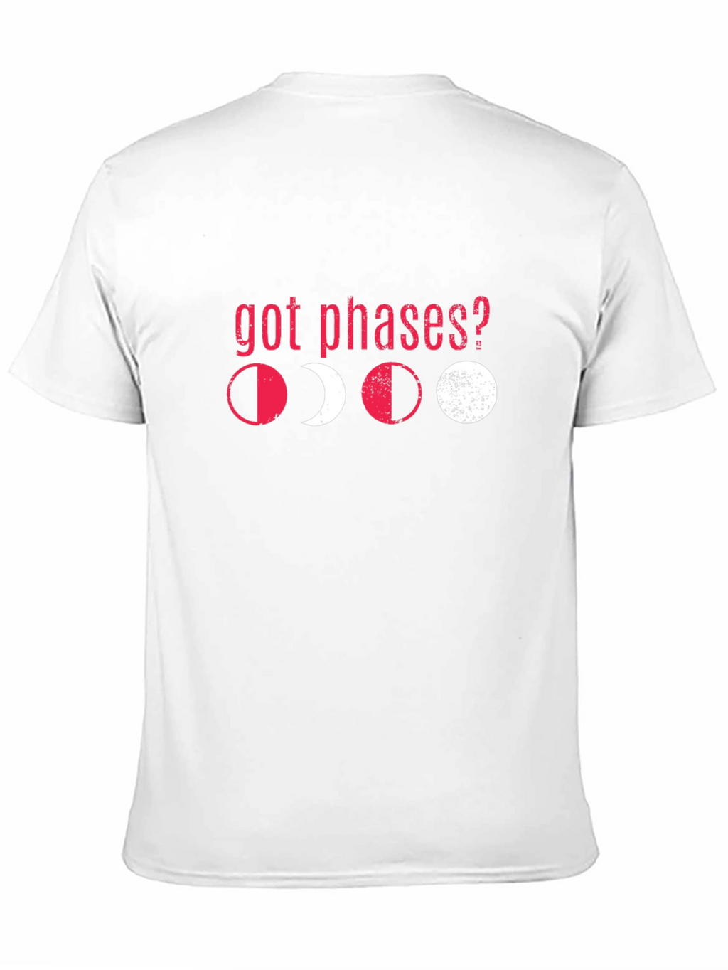 Got Phases? Black Graphic T-Shirt