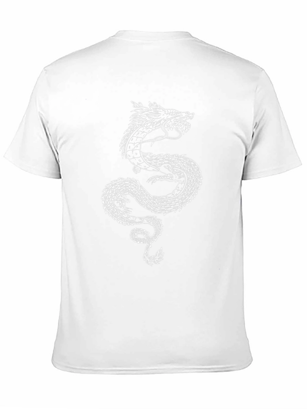 Dragon Graphic Tee - Mens Black Cotton T-Shirt