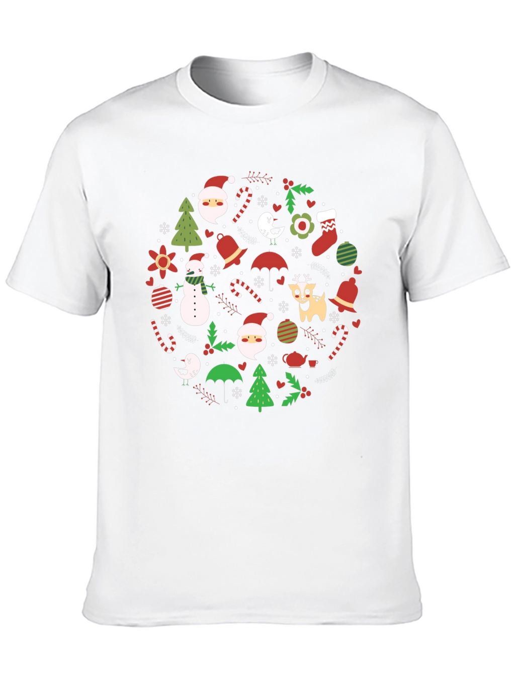 Holiday Cheer Graphic Tee - Christmas Themed T-Shirt