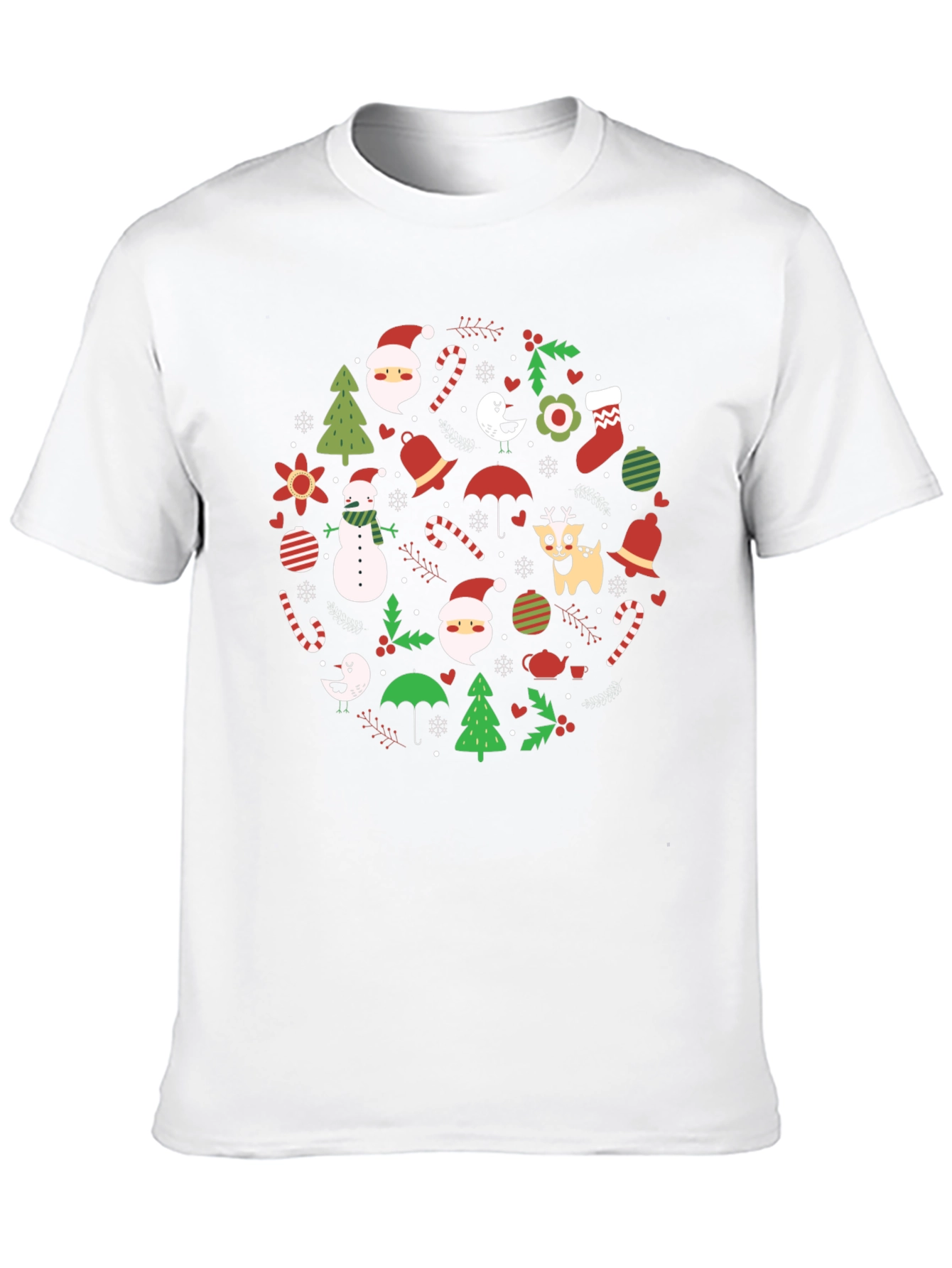 Holiday Cheer Graphic Tee - Christmas Themed T-Shirt