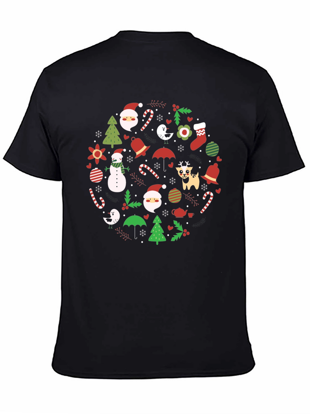 Holiday Cheer Graphic Tee - Christmas Themed T-Shirt