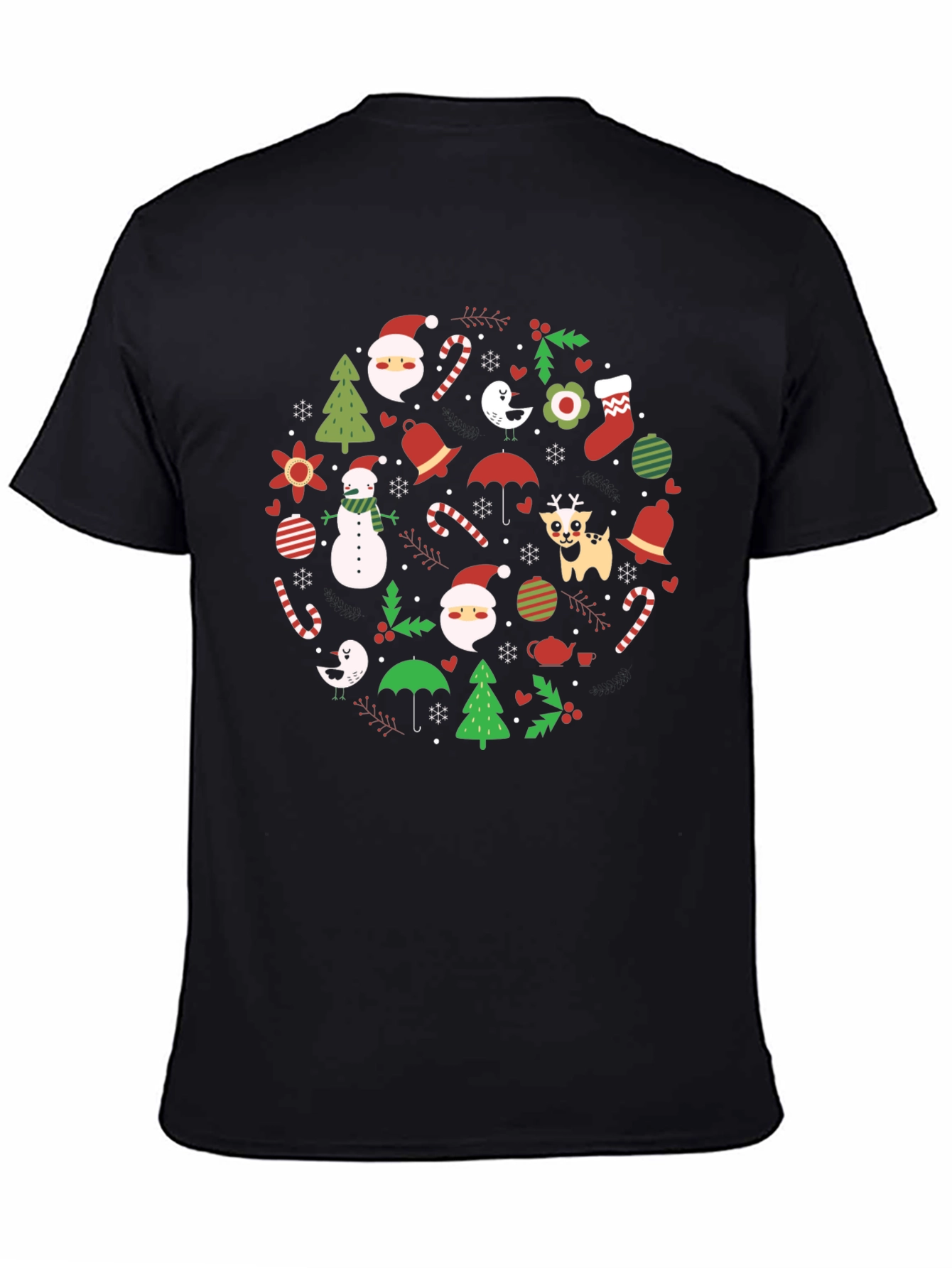 Holiday Cheer Graphic Tee - Christmas Themed T-Shirt
