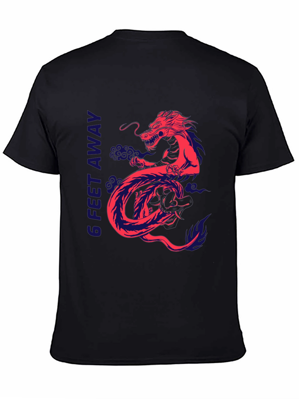 Dragon 6 Feet Away Graphic Tee