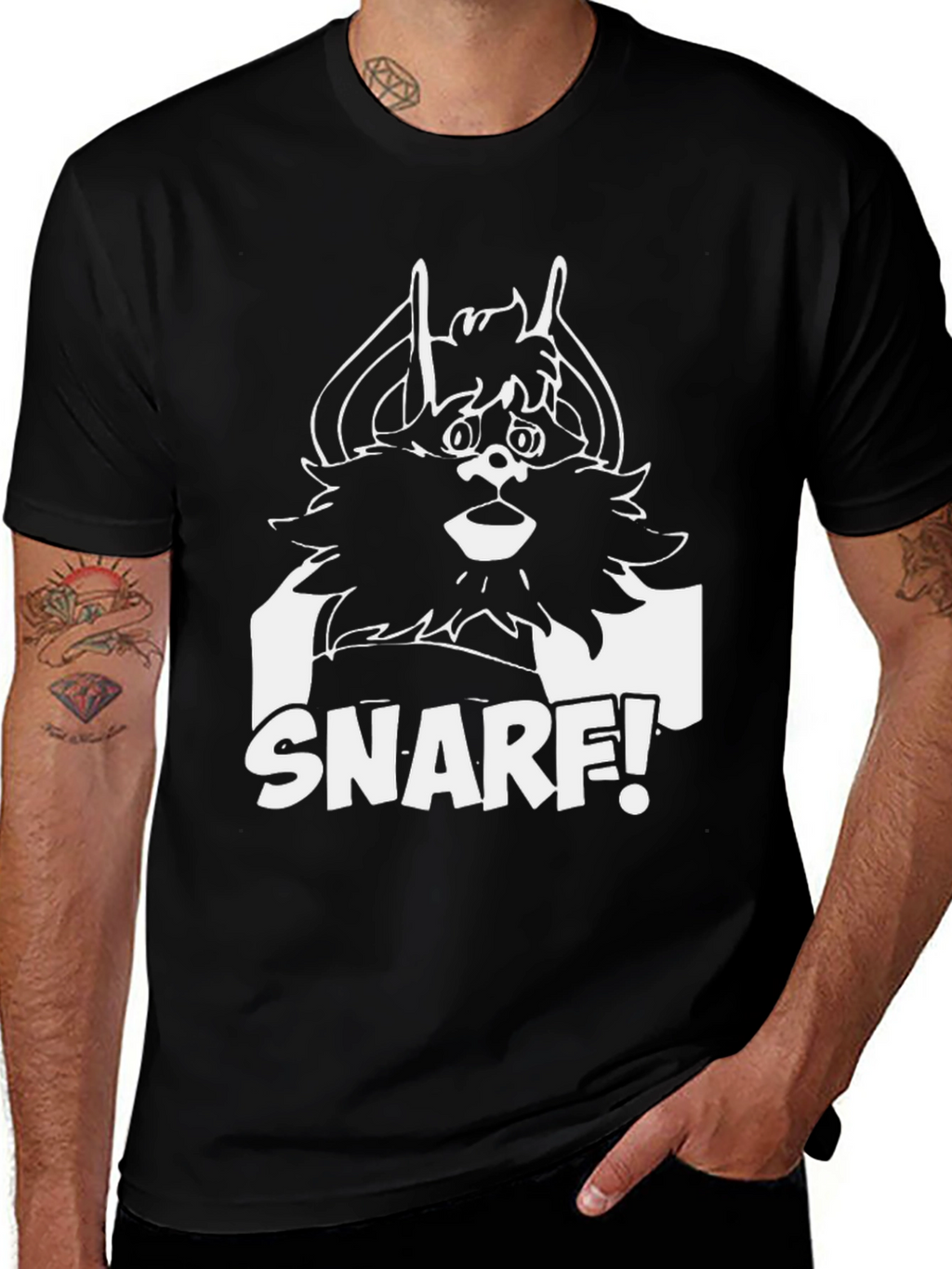 Snarf! Graphic T-Shirt - Classic Cartoon Style Tee