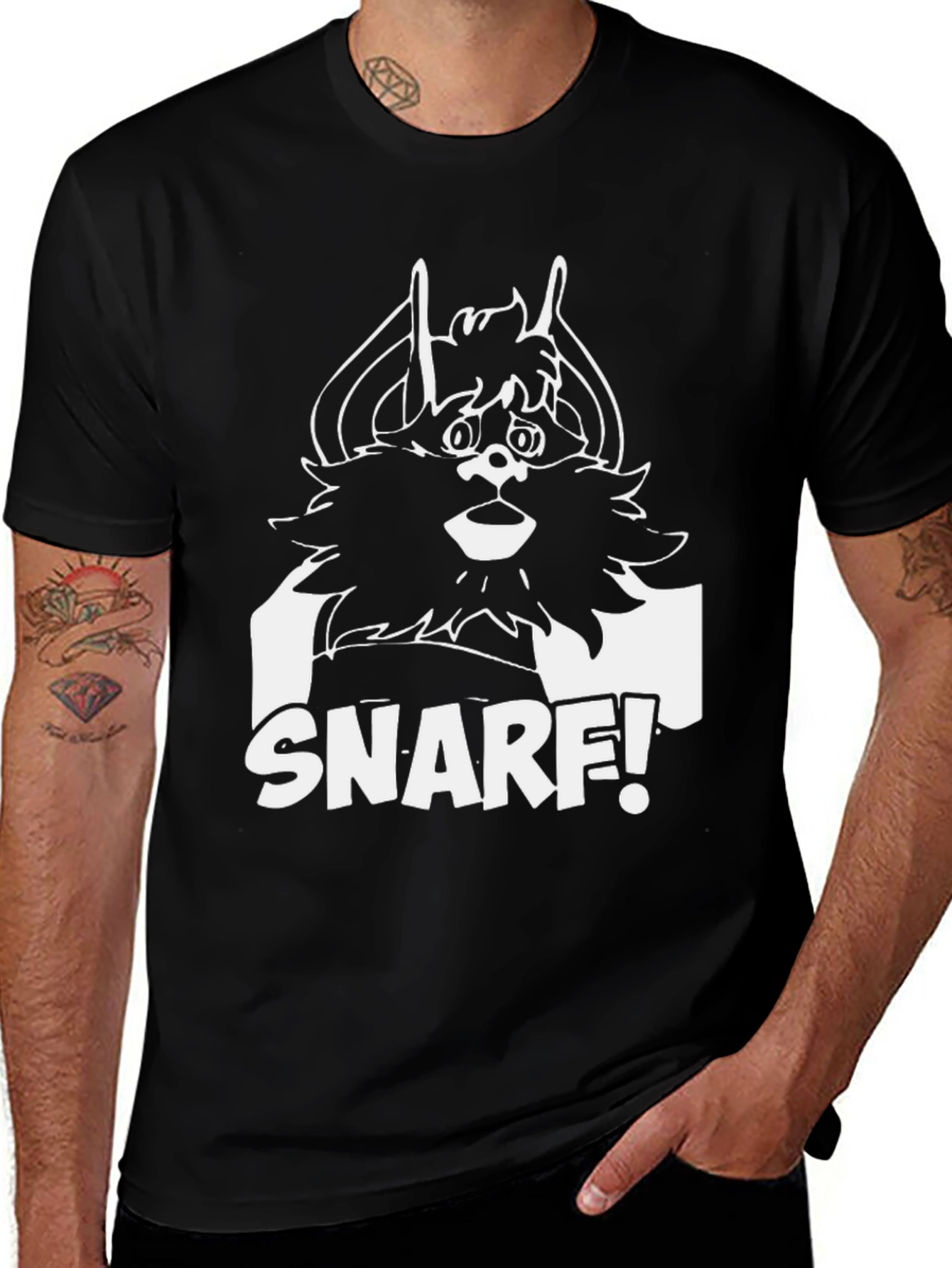 Snarf! Graphic T-Shirt - Classic Cartoon Style Tee