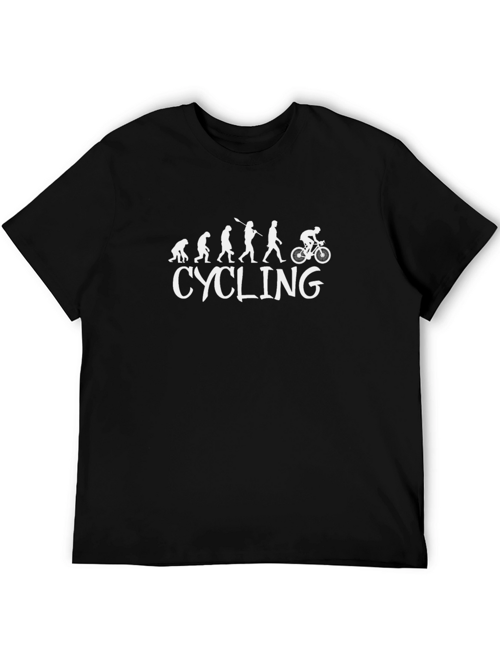 Cycling Evolution T-Shirt Funny Bike Rider Tee