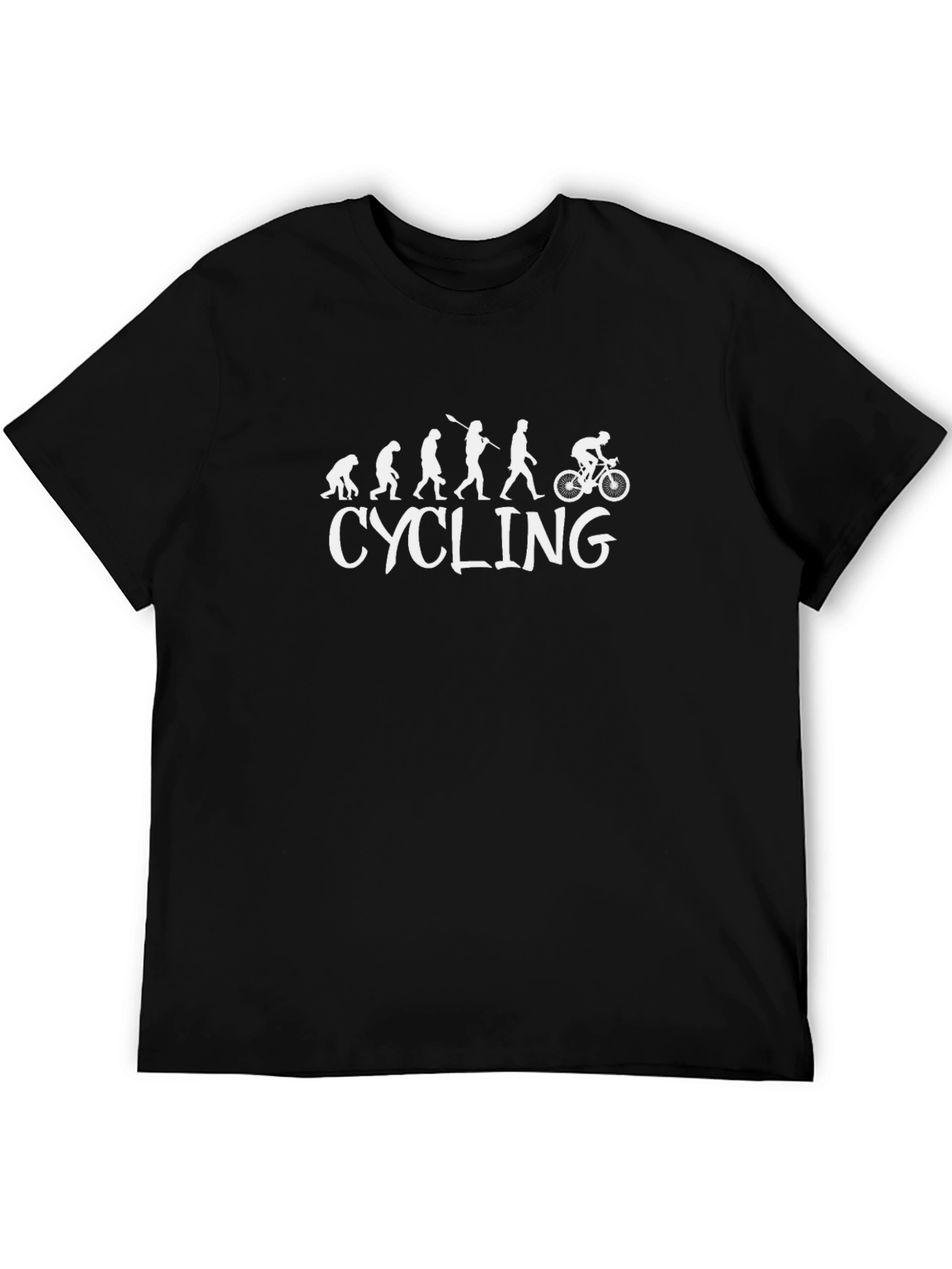 Cycling Evolution T-Shirt Funny Bike Rider Tee