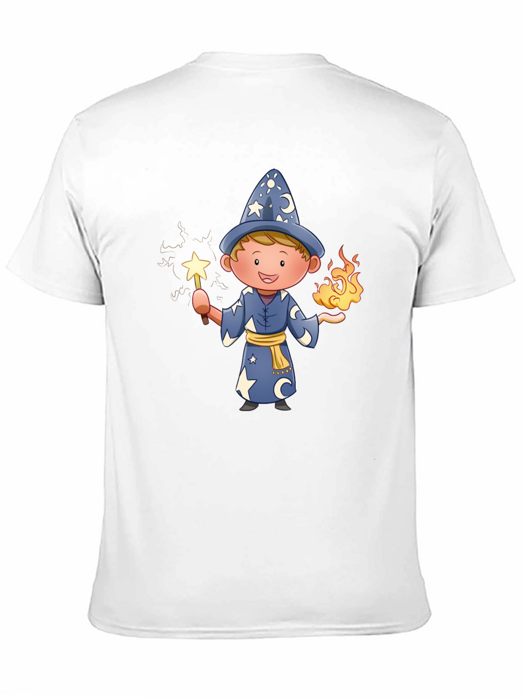 Wizard Graphic Tee - Magical Cartoon Design