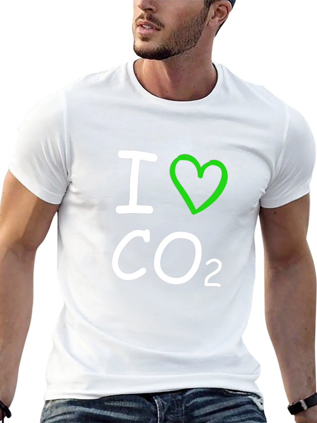 I Heart CO2 T-Shirt - Science Humor Tee