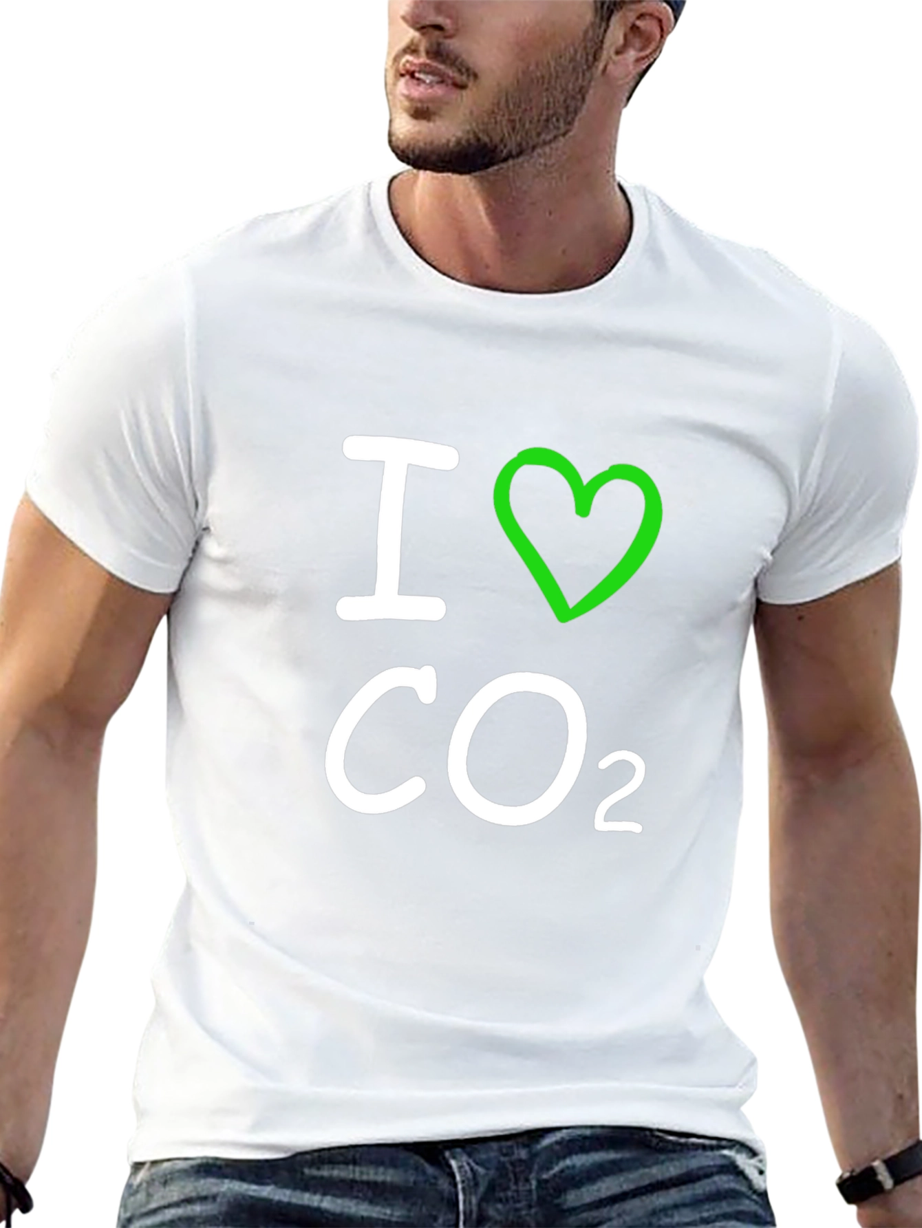 I Heart CO2 T-Shirt - Science Humor Tee