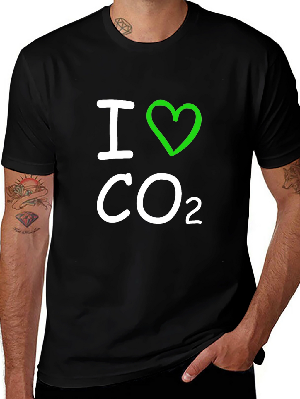 I Heart CO2 T-Shirt - Science Humor Tee