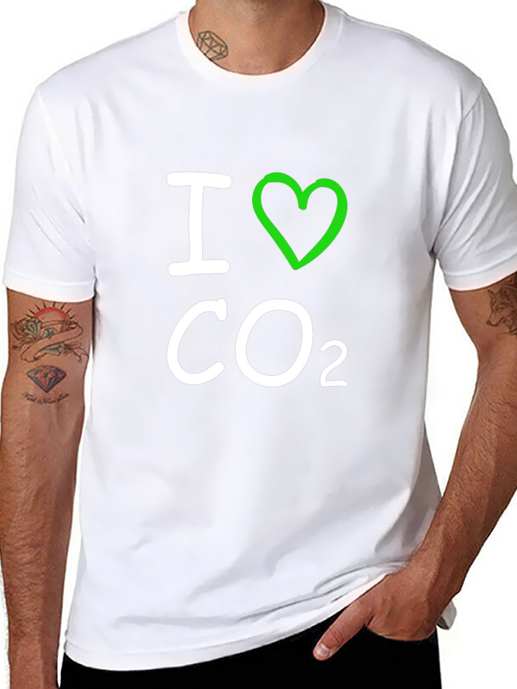 I Heart CO2 T-Shirt - Science Humor Tee