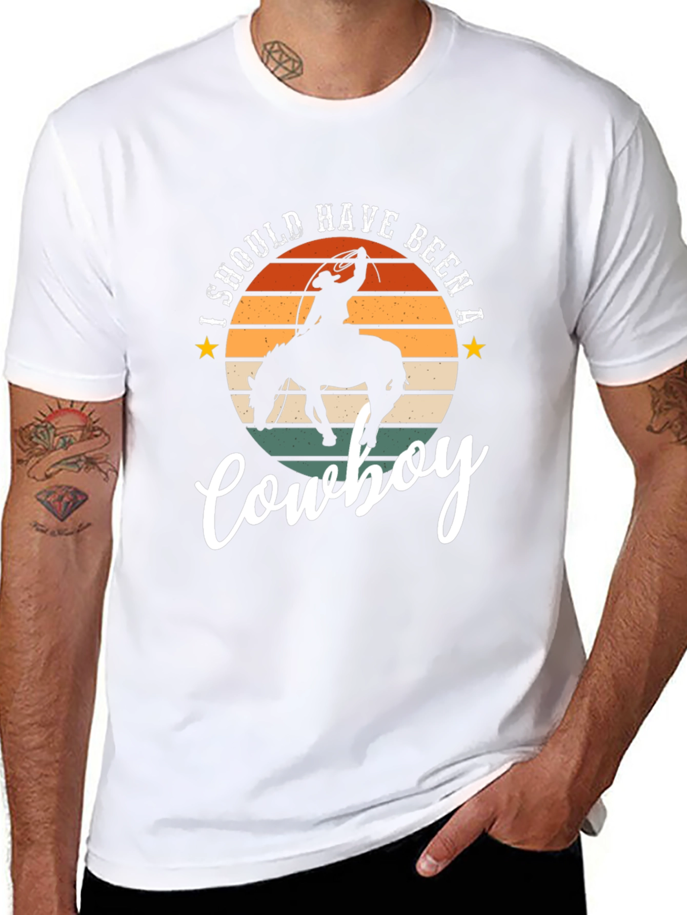 I Should Have Been a Cowboy Graphic Tee