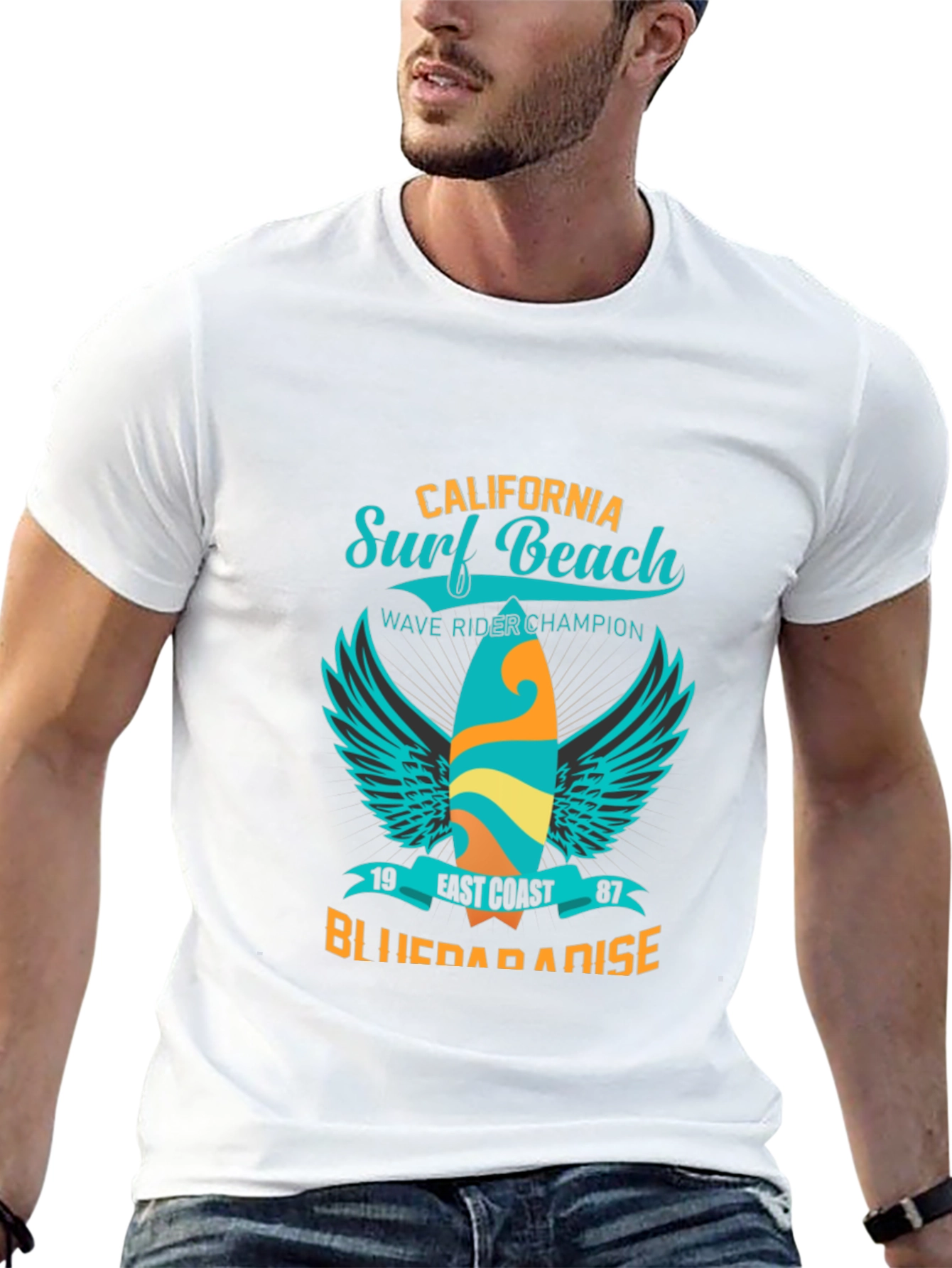 California Surf Beach T-Shirt