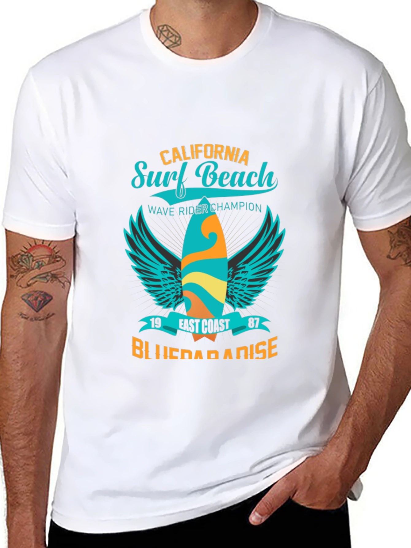 California Surf Beach T-Shirt