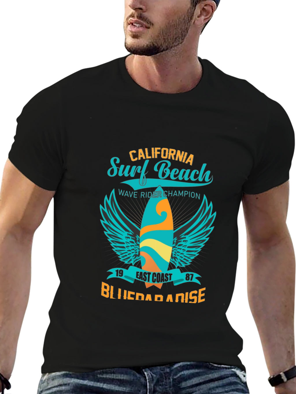 California Surf Beach T-Shirt