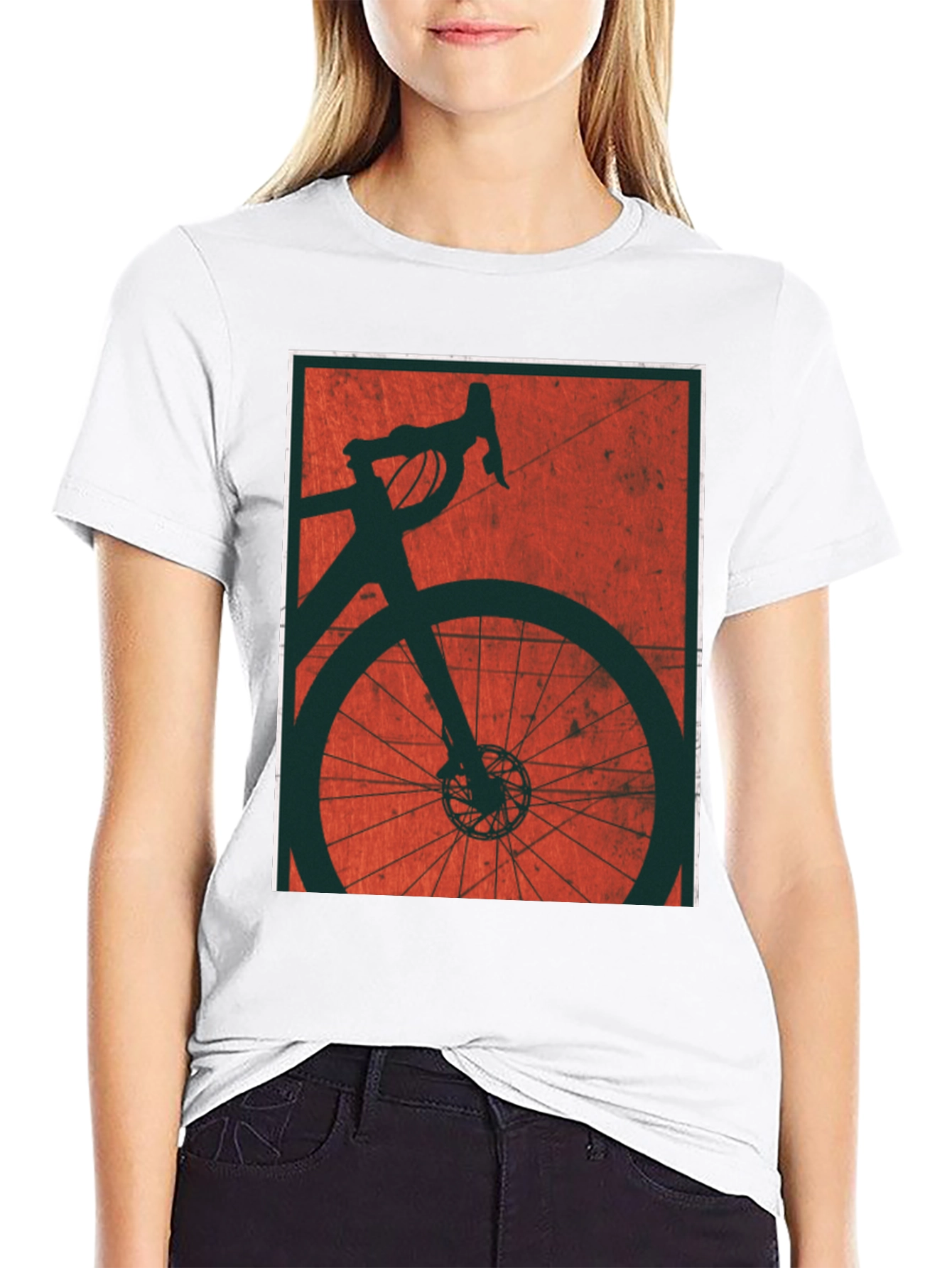 Cycling Silhouette Graphic Tee